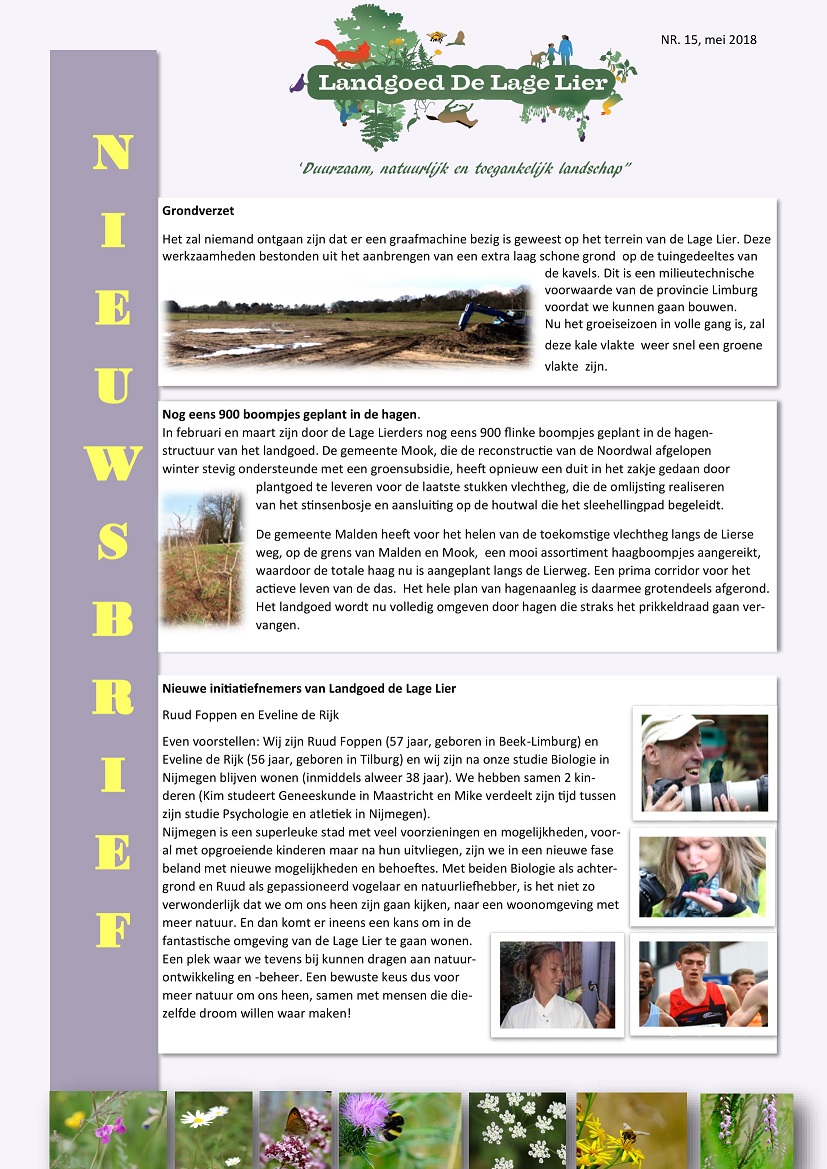 Nieuwsbrief 15 mei 2018 pagina 1